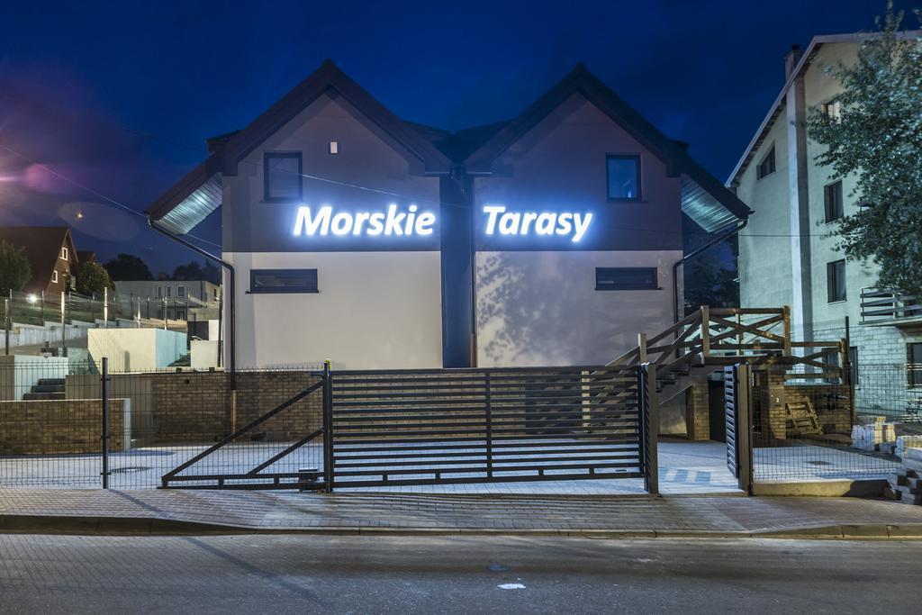 Domki Morskie Tarasy Jastrzębia Góra Exteriör bild